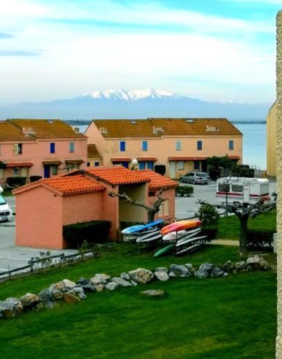 Appartement Tout Confort A Cap Coudalere Avec Vue Magnifique Sur Le Canigou Au Bord Du Lac - Check In Automatise - Parking Gratuit - Aire De Jeux D'Enfants - Le Barcarès Eksteriør bilde